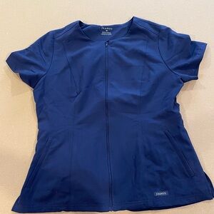 NOT FOR SALE Jaanuu Navy Blue Scrub Top Medium